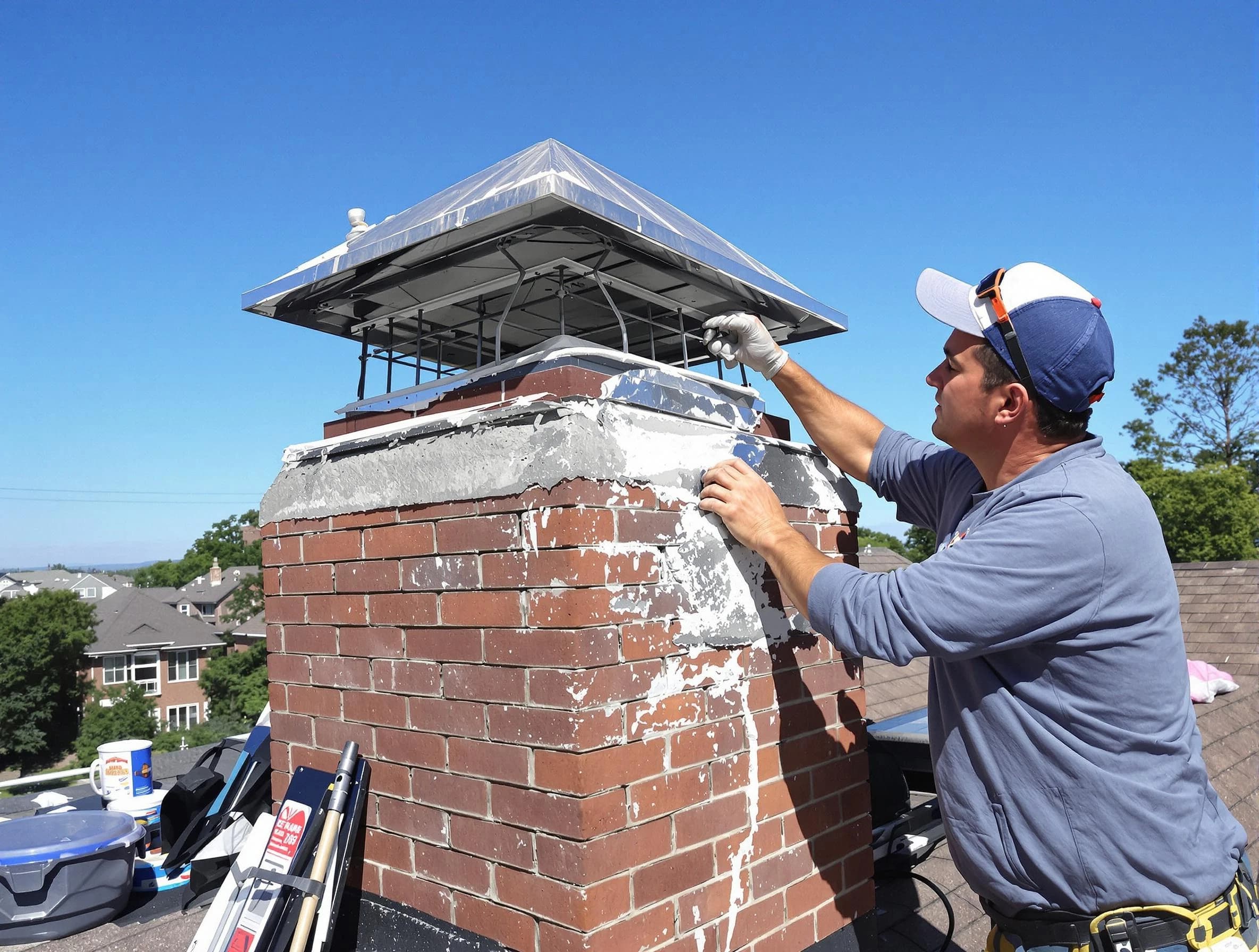 Chimney Crown Services service in Providence, RI